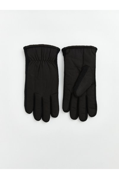LC Waikiki Ozmarka New Season Black Men's Plush Gloves