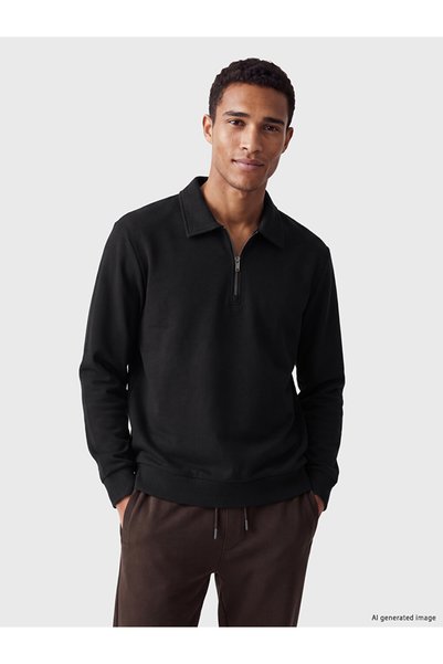 LC Waikiki Quality Parts from Çelebi Store Devrik Roba Collar Men's Sweatshirt