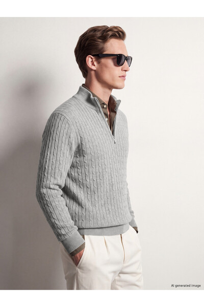LC Waikiki I Dik Roba Collar Men's Knitwear Sweater from Freezen Store