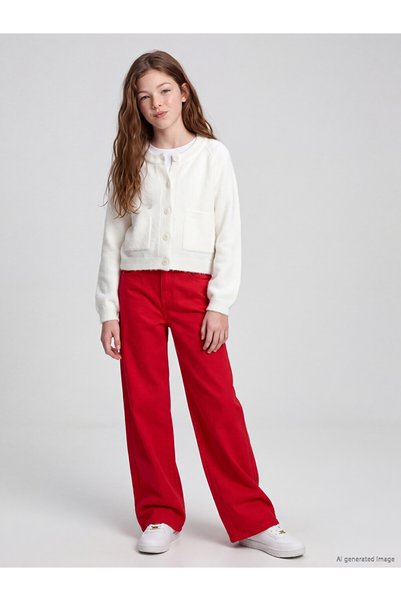 LC Waikiki I Wide Leg Girls' Gabardine Pants from Freezen Store