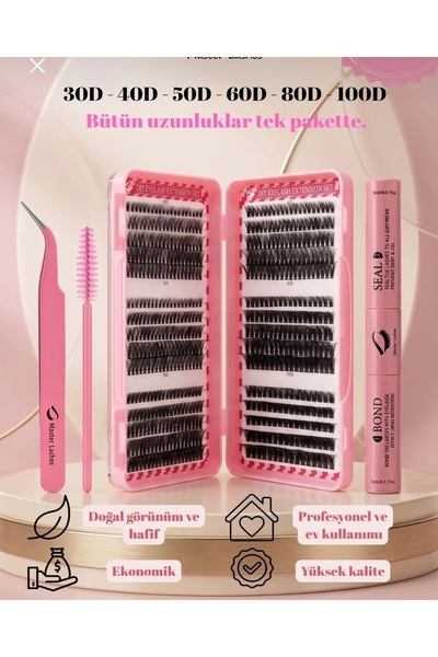 sedux Profesyonel kirpik seti 800 adet (10-20-30-40-60-80D)