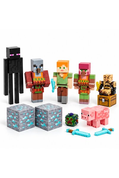 Generic Brand Minecraft Character Figure Set