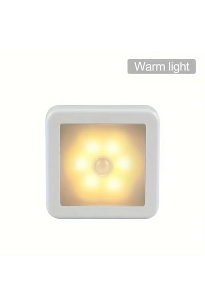 Choice4 1pc Warm White Motion Controlled Human Body Sensor LED Night Light Sm...