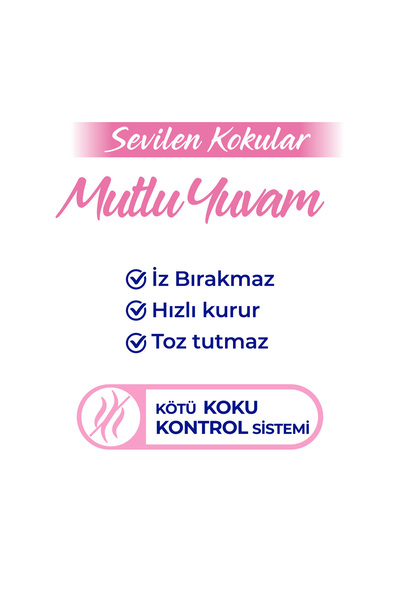 Bingo Yüzey Temizleme Havlusu Sevilen Kokular Mutlu Yuvam 96 Adetx3 (288 Yaprak)
