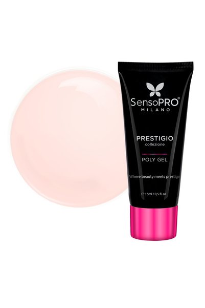SensoPRO Milano Polygel PRESTIGIO - Nectar Nud, 15ml