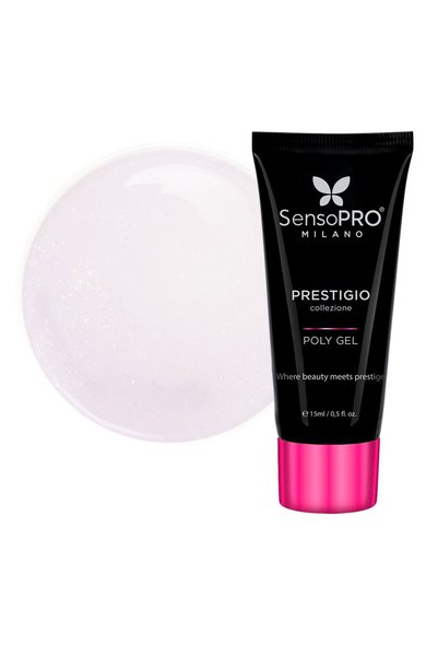 SensoPRO Milano Polygel PRESTIGIO - Rose Flirt, 15ml