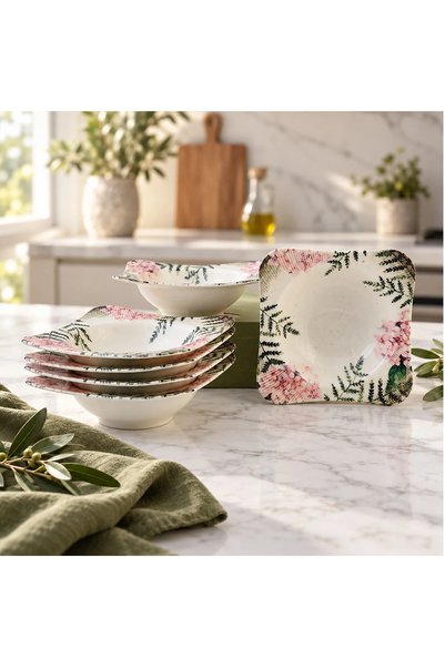 Güral Porselen Spinoza 6 Pieces 15 cm Soup Bowl 1165