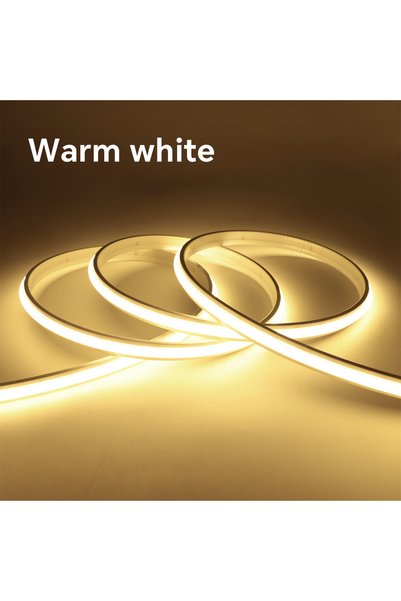 Choice 1M LED EU Adapter Set Warm White 24V COB Neon Strip Light 280LEDs/M So...
