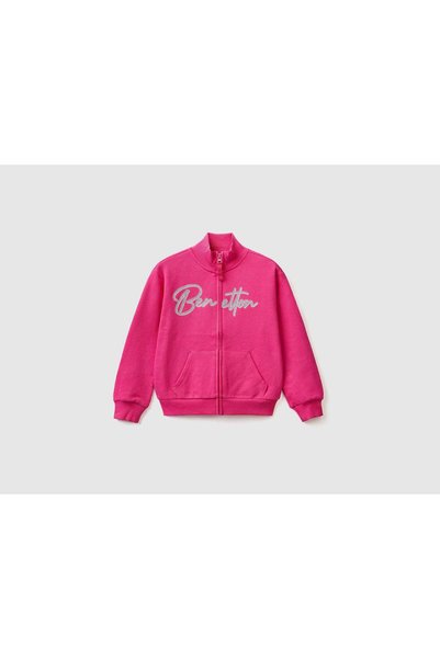 United Colors of Benetton جاكيت أطفال بسحاب وياقة