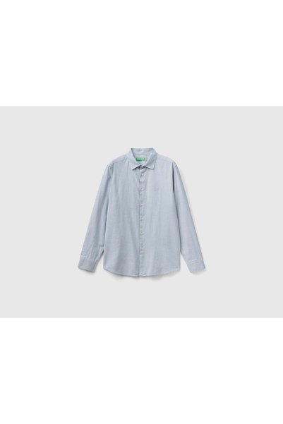United Colors of Benetton قميص نسائي واسع بقصة واسعة