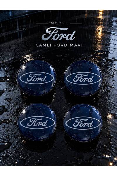 KÜB-AY TİCARET Uyumlu-Muadil Ford Focus-Fiesta-Cmax-Puma Uyumlu (55mm Dış Ölçü) Jant Göbeği Seti