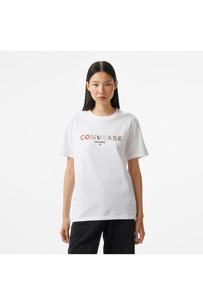 Converse Classic Unisex Beyaz T-Shirt