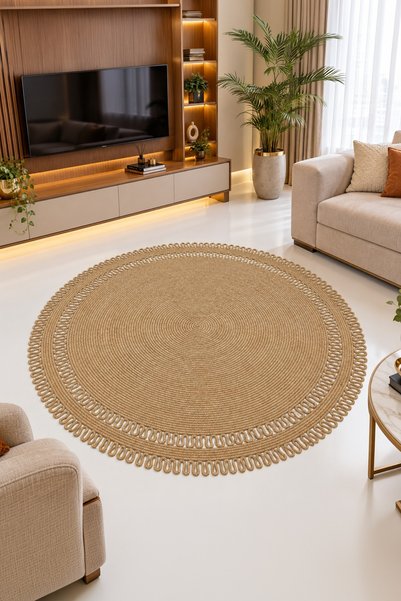naylişhome Jüt. Desenli, Dekoratif, Kilim, Salon ,mutfak Halısı. Çeyizlik, He...