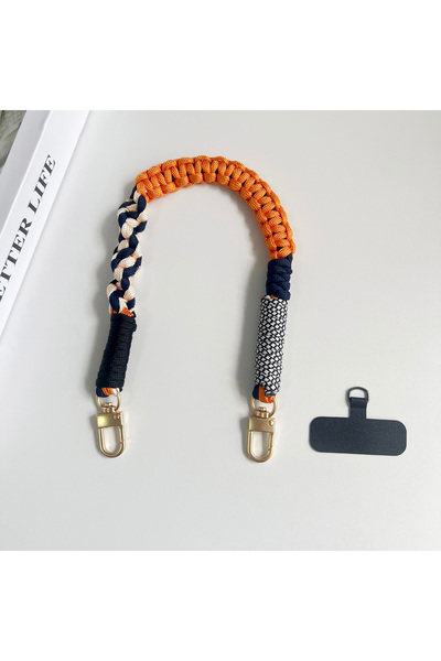 Choice Polyester / Nylon Orange New Upgrade Pure Hand Thick Braided Rope Shor...