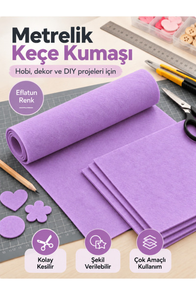 EUROLUXE Meter Thin Felt Fabric Felt 1 mm Activity Felt Colored Felt Handicra...