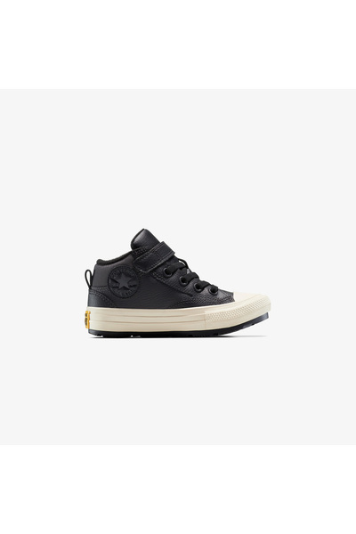 Converse Μαύρο πάνινο παπούτσι Chuck Taylor All Star Malden Street για εφήβους