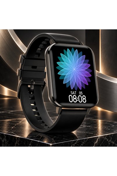 ideal STORE Ceas inteligent DT MAX IdealStore, ecran tactil IPS, silicon negru