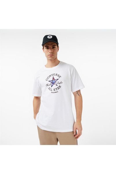 Converse Classic Unisex Beyaz T-Shirt