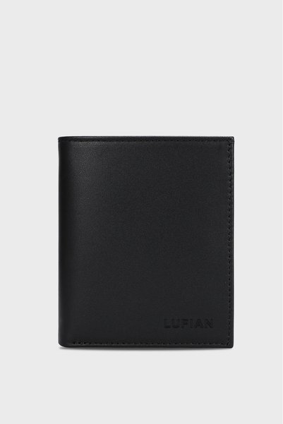 Lufian Hugo Men's Leather Wallet Black