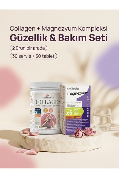 TATLİNDA مجموعة الجمال والعناية - الكولاجين + مركب المغنيسيوم