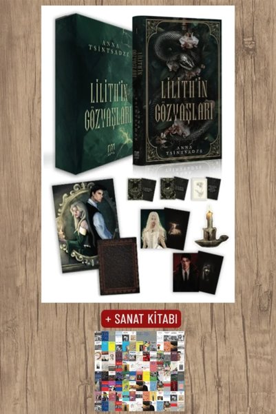 lapis kitap Lilith'in Gözyaşları (Ciltli - Kutu Hediyeli) / Anna Tsintsadze + Sanat Kitabı