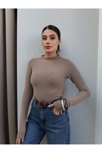 ESRAHELVACI Half Fisherman Soft Textured Blouse