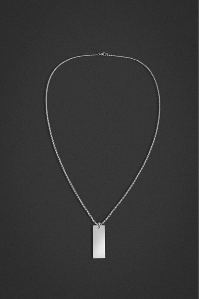 UKHWD SUPPLY Steel Plate Necklace Ka1002Gm