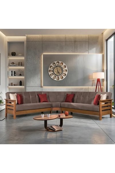 Mobilya Dükkanım Royal 2 İskandinav Dik Köşe Takımı MDN104