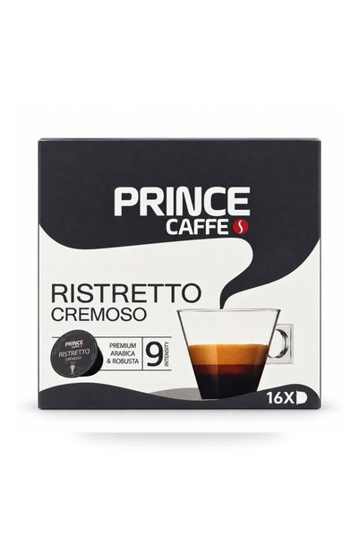 Prince Dolce Gusto Ristretto Coffee Capsules - 16 Capsules |   Prince Dolce Gusto Restrieto