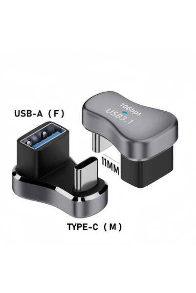 Choice محول شحن سريع USB A إلى C بسرعة 10 جيجابت في الثانية وقدرة 140 واط، مح...