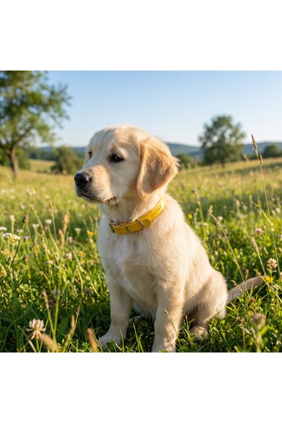 EL YAPIMI Hakiki Deri Köpek Boyun Tasması - Kişiselleştirilmiş İsim Özel