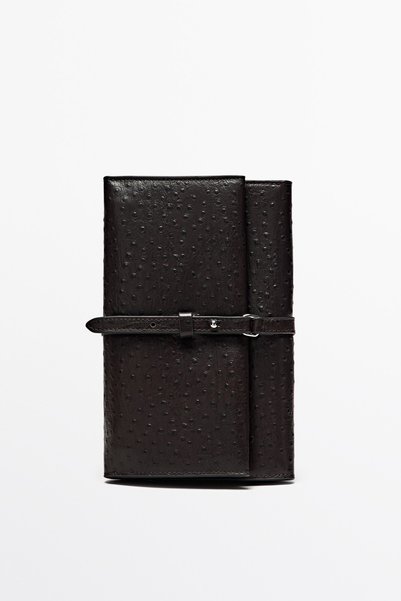Massimo Dutti Napa dokulu deri mücevher kutusu