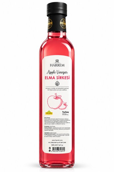 Harrem Elma Sirkesi 500ml Cam Şişe