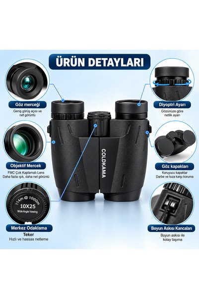 farissu 10 Kat Yaklaştırma! | Goldkama KL-25 Mini Dürbün – Doğa ve Eğitim İçi...