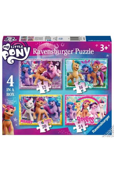 RAVENSBURGER Çocuk Puzzle 4 Puzzle Tek Kutuda My Little Pony RPX031214