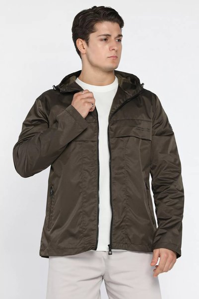 TOZLU Men's Lined Hooded Seasonal Coat