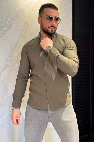 TOZLU قميص رجالي أساسي