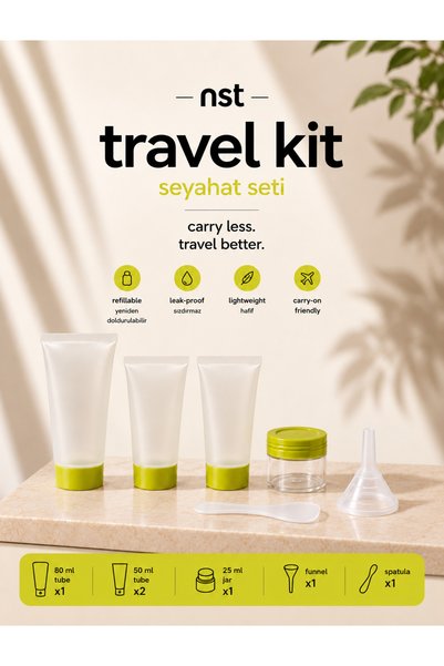 Hatfix NST Travel Kit // Seyahat Seti (Kabin Boyu Valiz ve İlaç Taşımak İçin ...