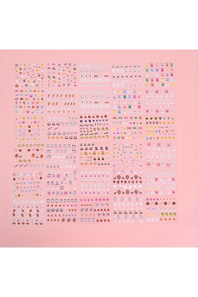 Choice multicolour 30pcs 3D Cartoon Animal Nail Art Stickers&Decals,Glossy Gl...