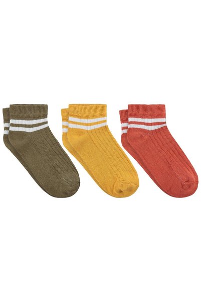 Civil Boys Soft Basic 3-Pack Boys' Booties Socks for Ages 2-12