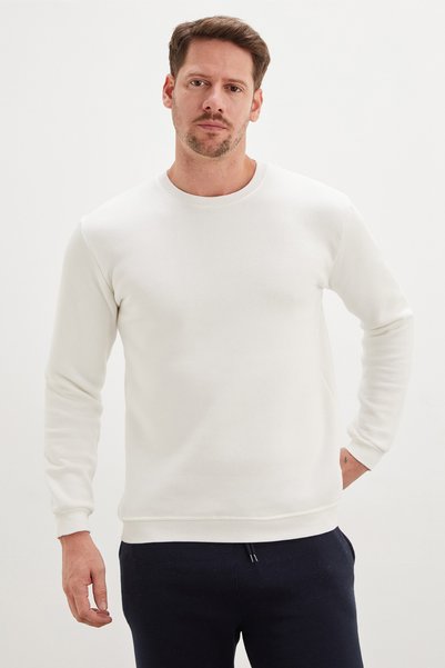 Fulla Moda 3 إبريق سويت شيرت بياقة دائرية من إبريك بيسك