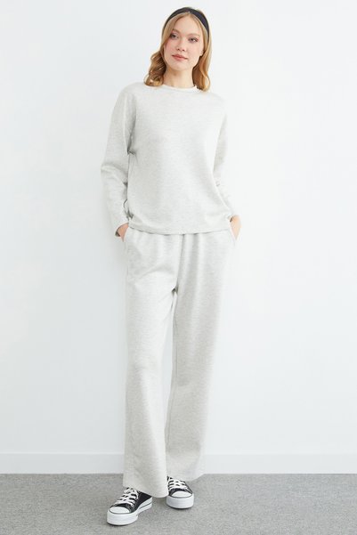 Fulla Moda Basic Long Sleeve Modal 2-Piece Set