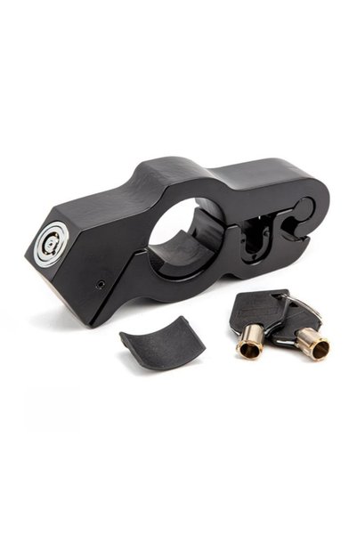 Choice1 Alloy Black 1pcs Motorcycle & Bicycle Handlebar Lock Heavy Duty Steel...
