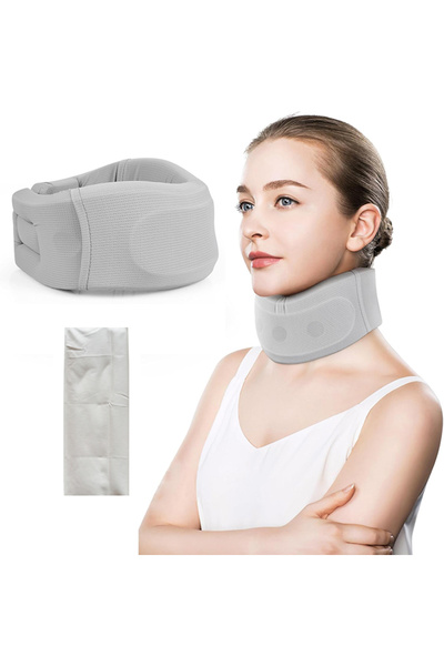 Choice M(53X9CM) Ice Silk Soft Foam Neck Brace Cervical Collar Splint Stretch...