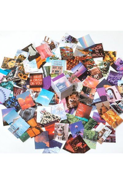 Choice C JIANQI 400 pcs Craft Vintage Scrapbooking Paper Kawaii Art Junk Jour...