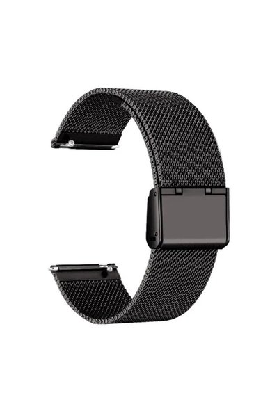 Choice 20mm width Black 22mm 20mm Metal Watch Strap For Garmin Vivoactive 3 4...