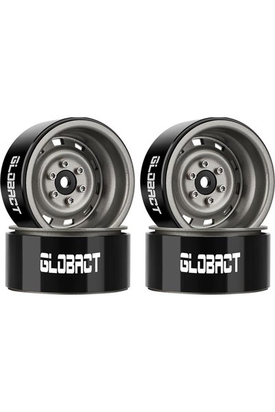 Choice titanium GLOBACT 1.9 Beadlock Wheels RC Wheel Hub for 1/10 TRX4 TRX6 A...