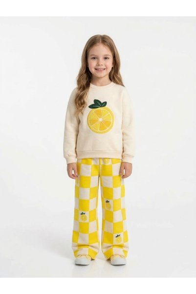 ILY Kids Children's Top and Bottom Set with Tomato & Lemon Print