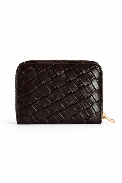 HAKKE Stylish Knitted Pattern Women's Wallet Mini Design