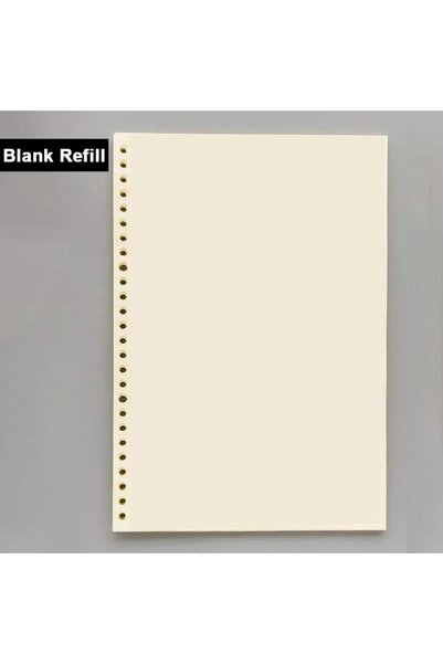 Choice11 A5 Blank Refill A5/B5/A4 Binder Notebooks Loose Leaf Replaceable Inn...